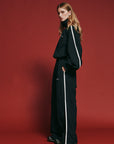 SSAINT Windbreaker Zip Jacket in Black