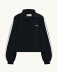 SSAINT Windbreaker Zip Jacket in Black