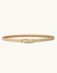 Sancia Feline Belt in Almond Lizard