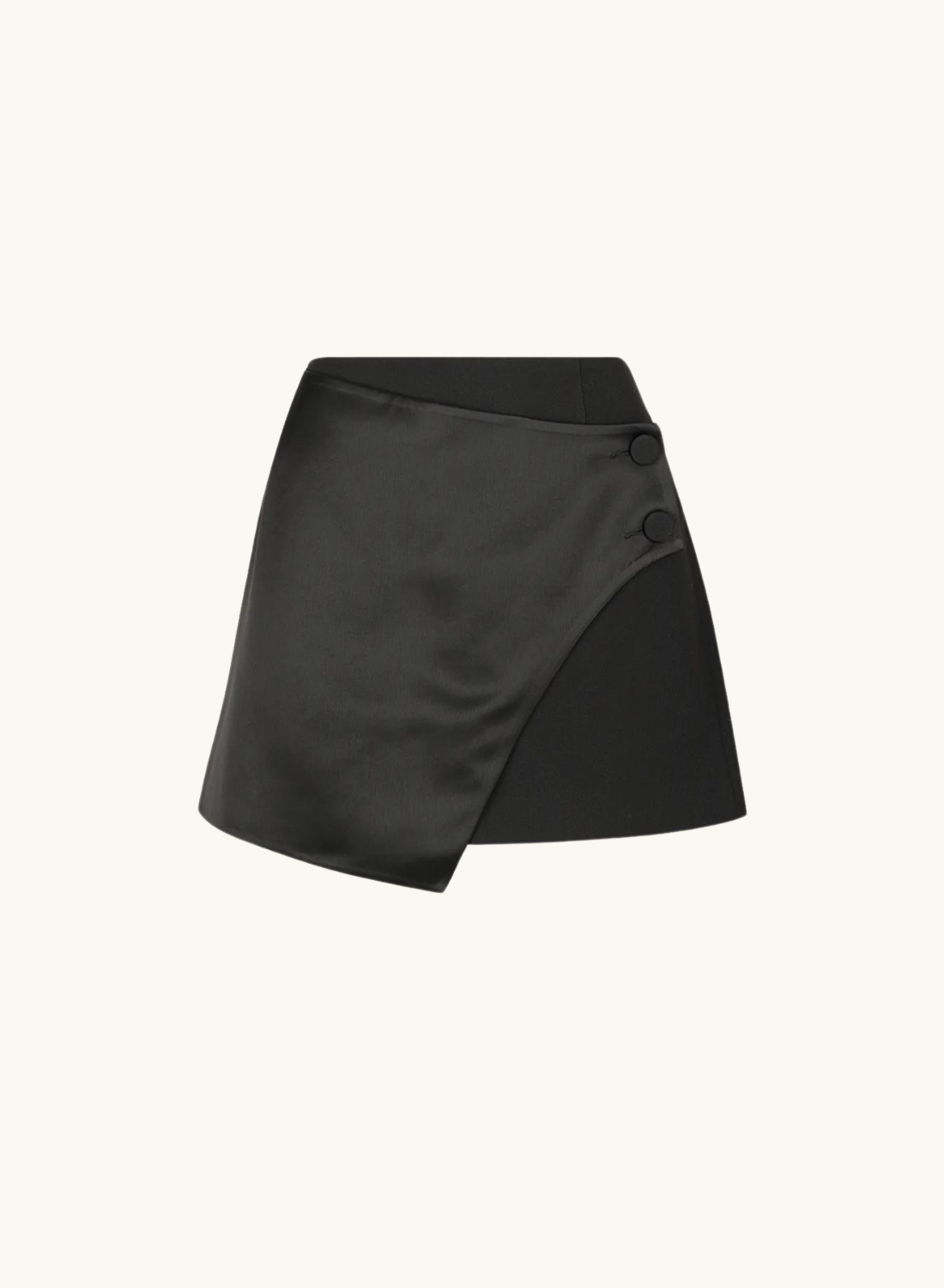 Shona Joy Adri Tuxedo Wrap Mini Skirt in BLACK – Frolic Girls