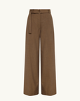 Shona Joy Asher Wide Leg Pant in Saddle