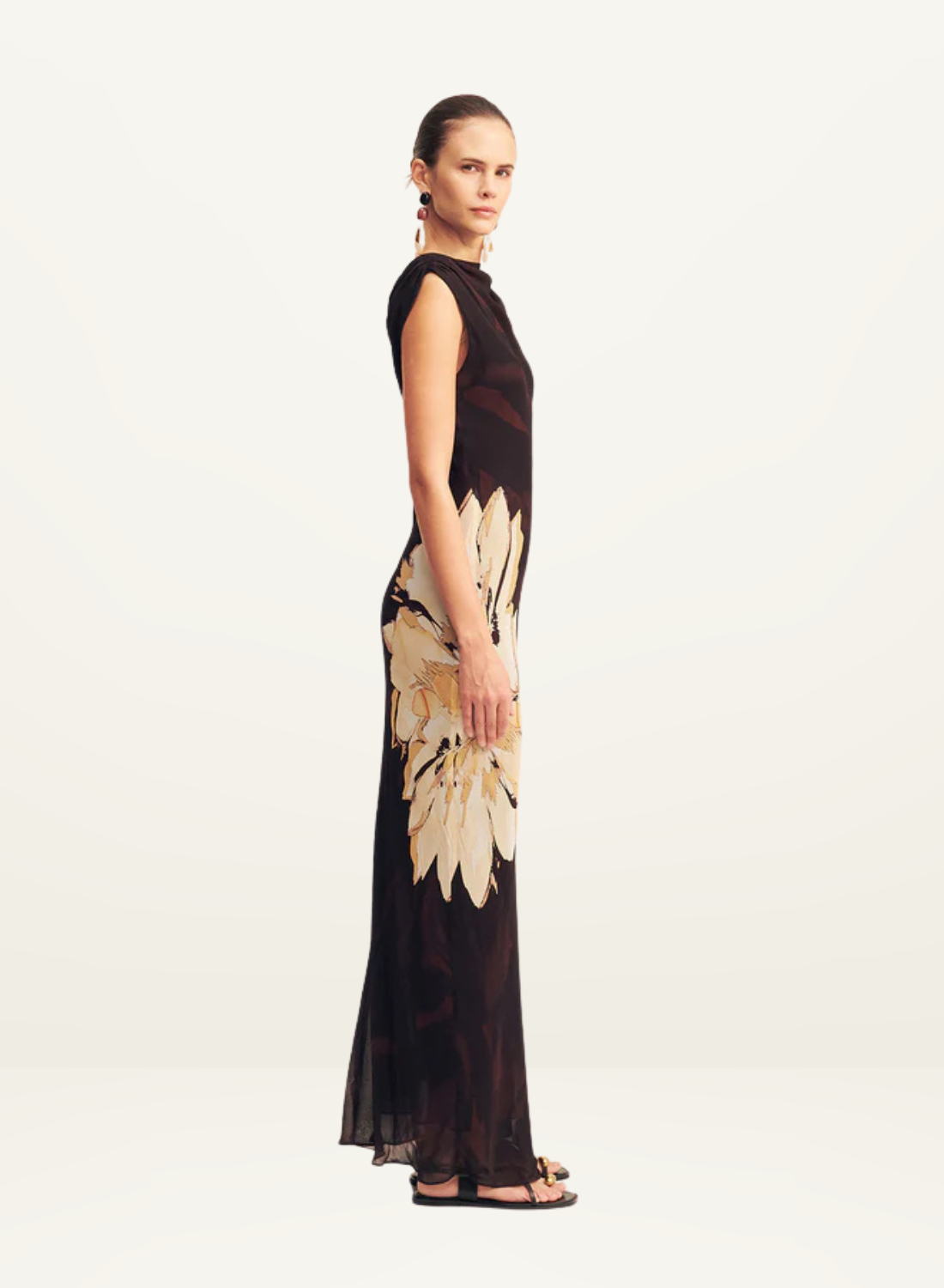 Shona Joy Cazador Maxi Dress in Natura Floral