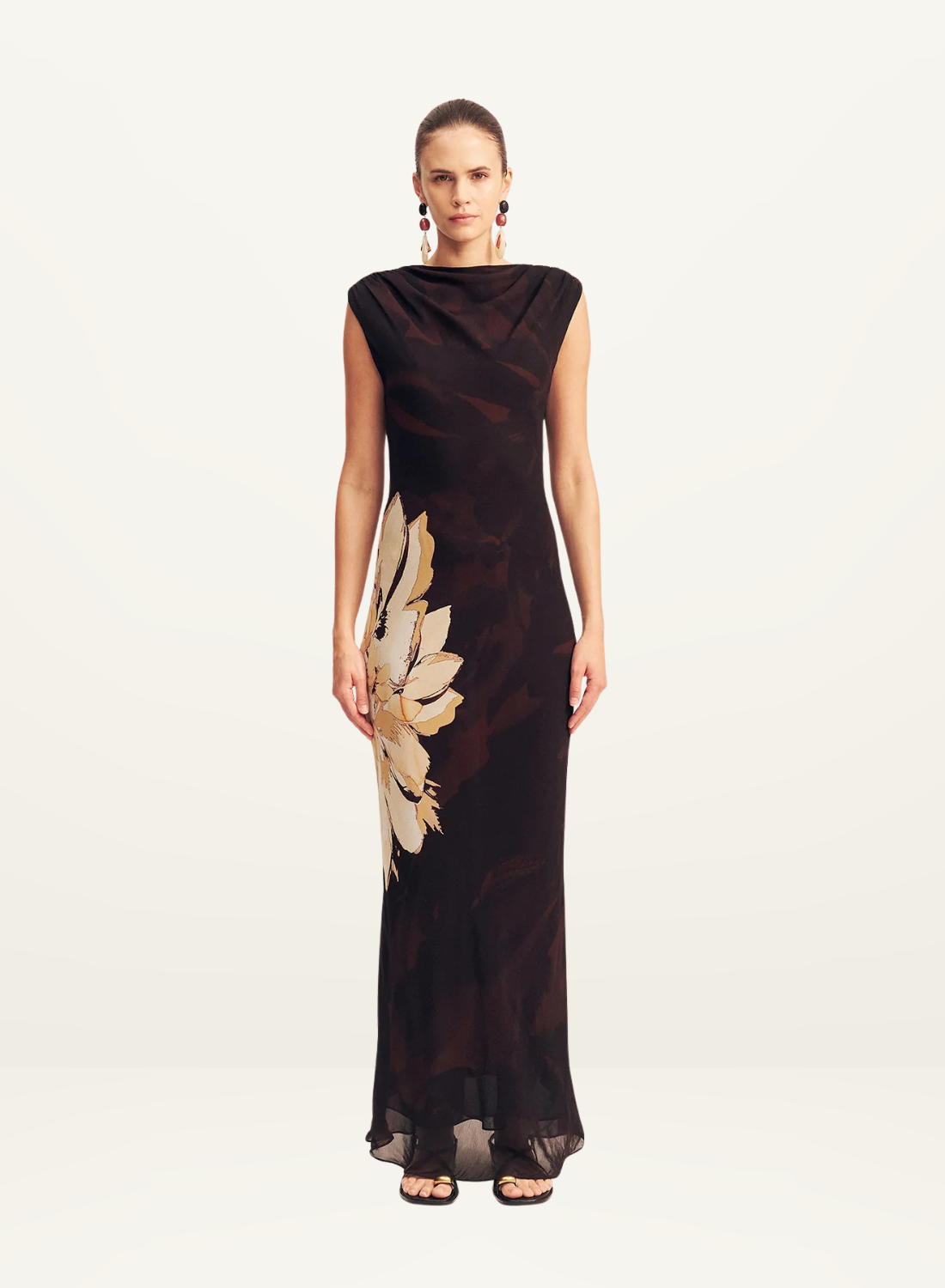 Shona Joy Cazador Maxi Dress in Natura Floral
