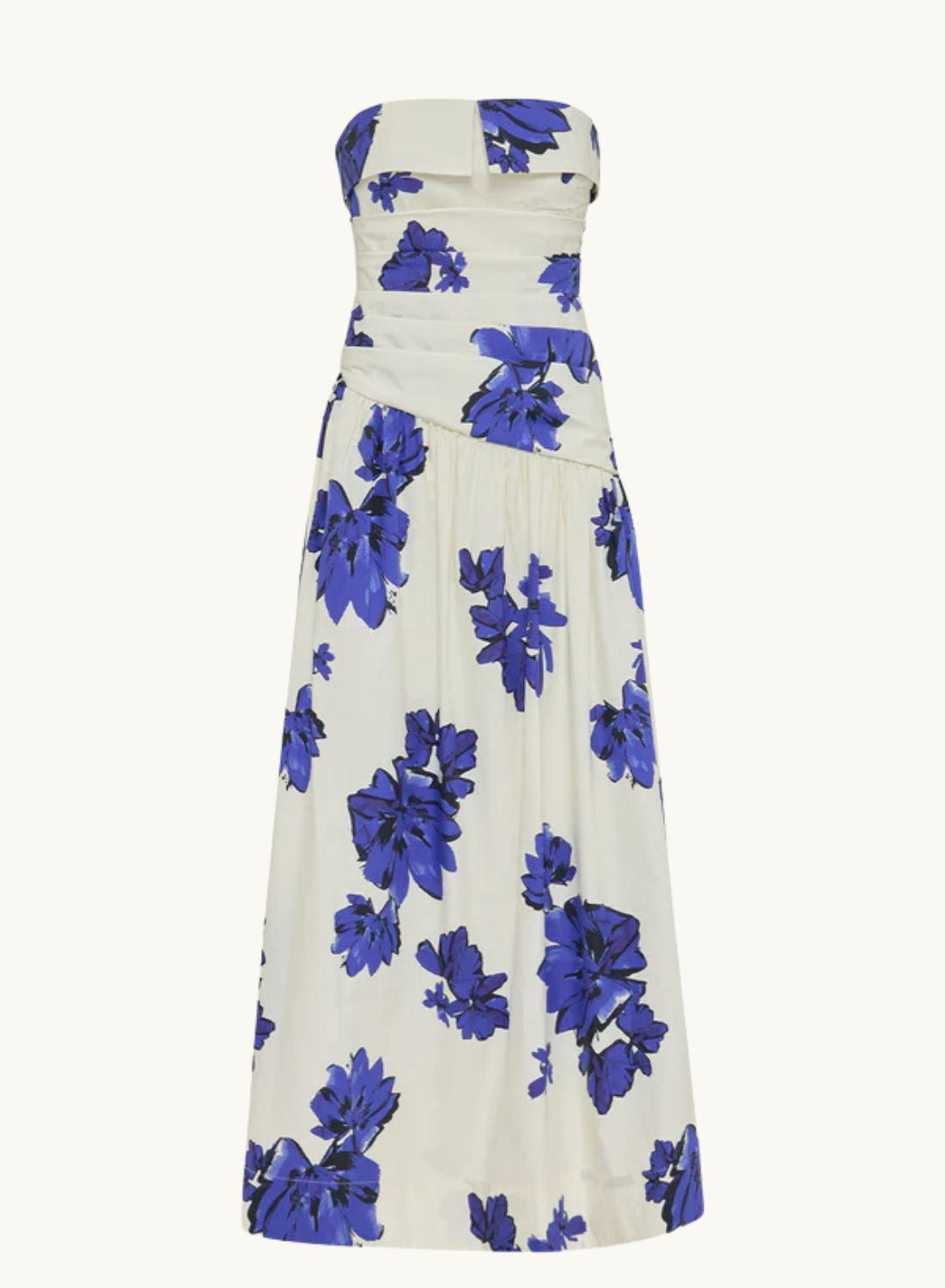 Shona Joy Enya Strapless Maxi Dress in MIDNIGHT WALLFLOWER