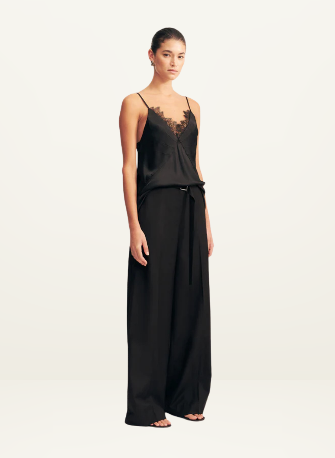 Shona Joy Maisie Lace Cami in BLACK