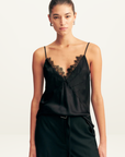 Shona Joy Maisie Lace Cami in BLACK
