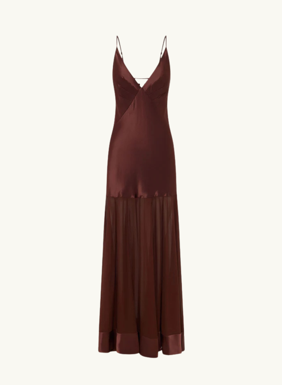 Shona Joy Moraya Plunged Maxi Dress in Coffee – Frolic Girls