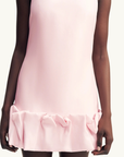 Shona Joy Otis Bubble Hem Mini Dress in Fairy Floss Pink