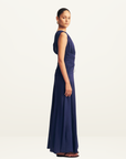 Shona Joy Romy High Neck Maxi Dress in MIDNIGHT