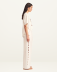 Shona Joy vespertine oversized boyfriend T-shirt in IVORY