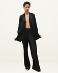 Silk Laundry Bias Silk Pant in BLACK