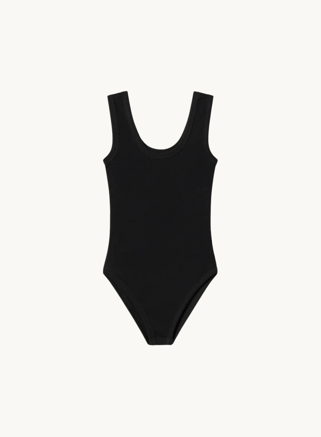 Silk Laundry Bodysuit Tank in BLACK