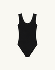 Silk Laundry Bodysuit Tank in BLACK