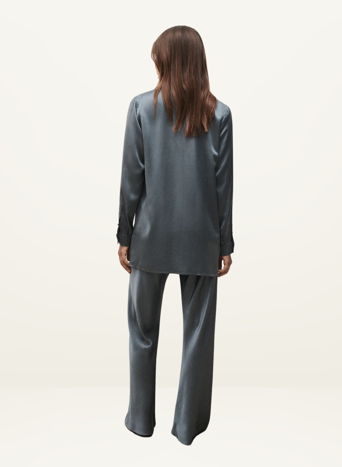 Silk Laundry Relaxed Blazer in SLATE