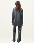 Silk Laundry Relaxed Blazer in SLATE