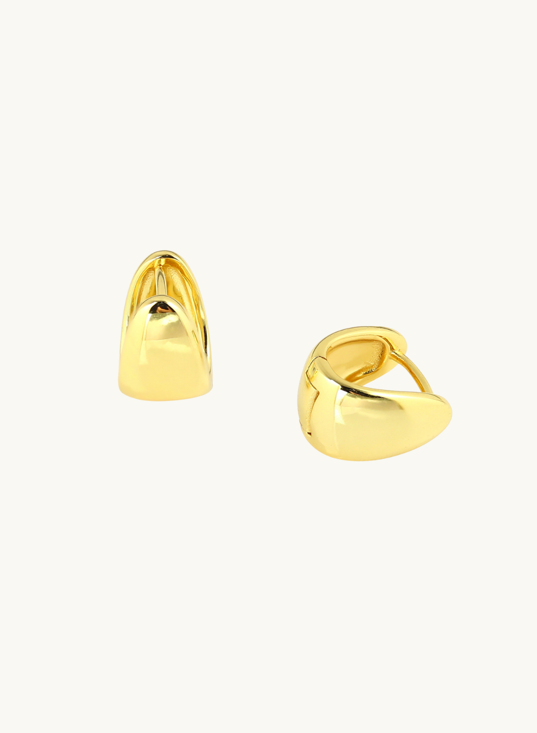 Smith Blair Wide Hoops in GOLD