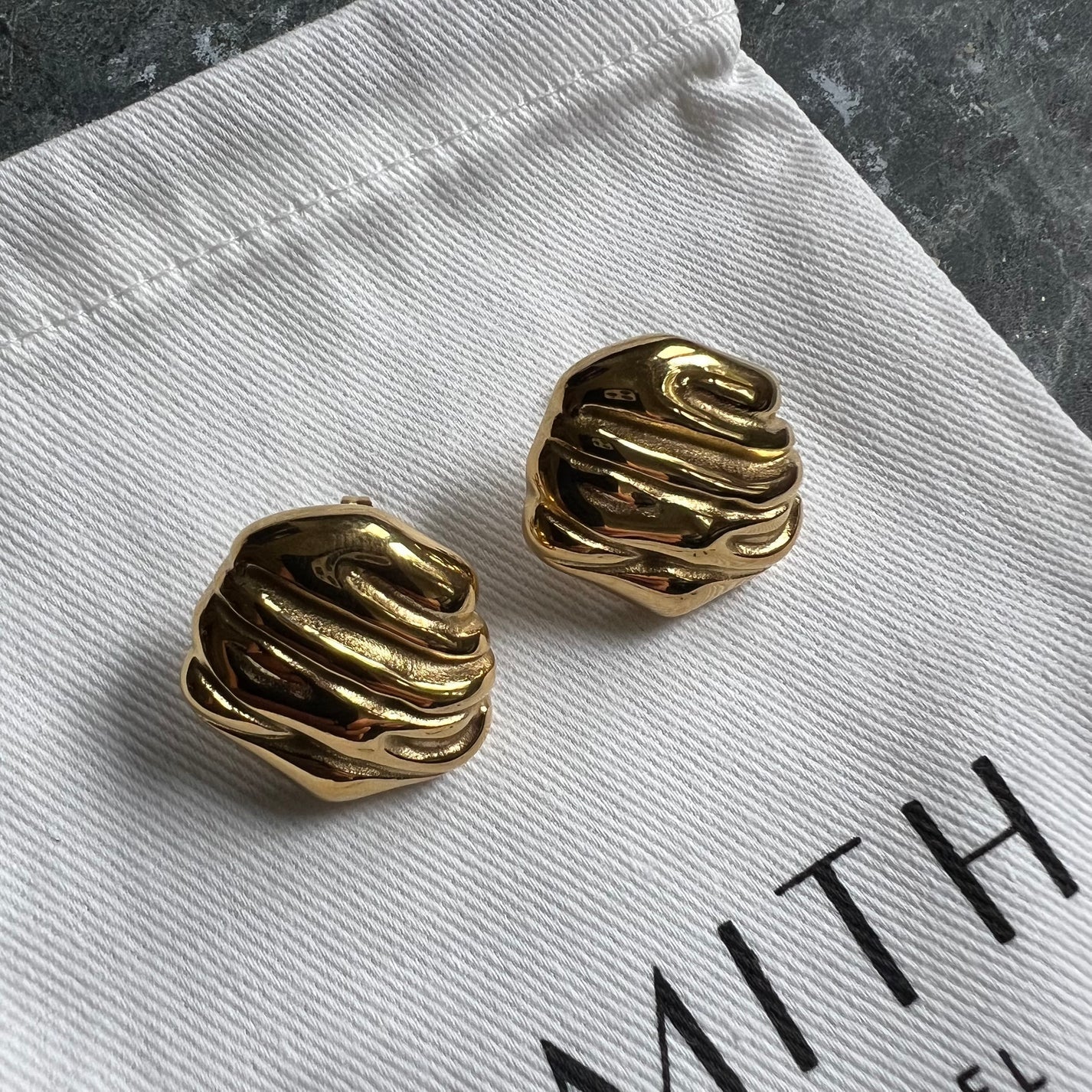 Smith Yilan Ripple Earring in GOLD