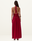 Sovere Alora Maxi Dress in Raspberry