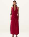 Sovere Alora Maxi Dress in Raspberry