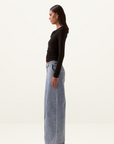Sovere Myriad Cowl Long Sleeve Top in Black