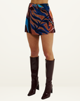 Summi Summi Asym Skort in Bordeaux