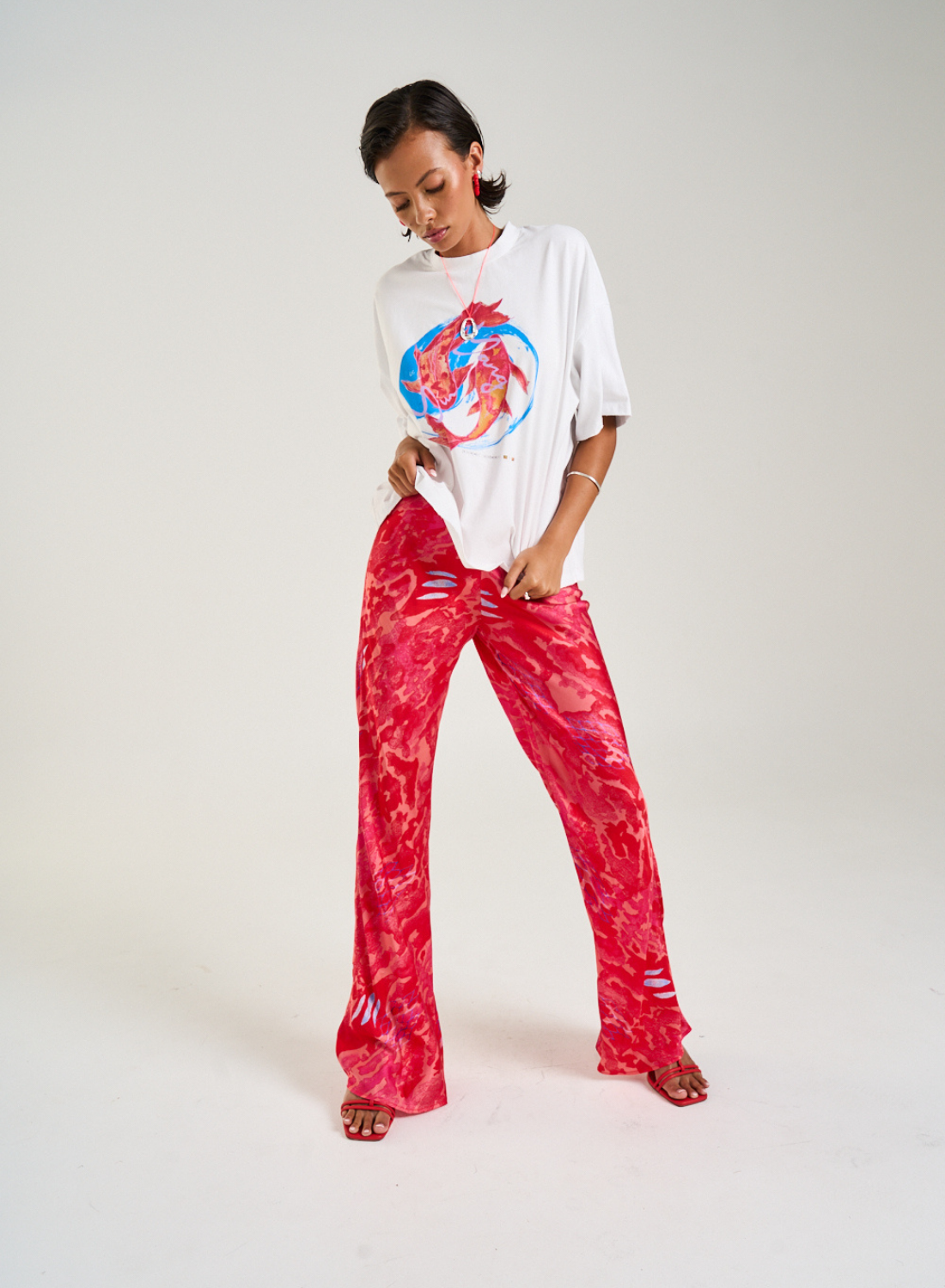 Summi Summi Band Tee in Koi