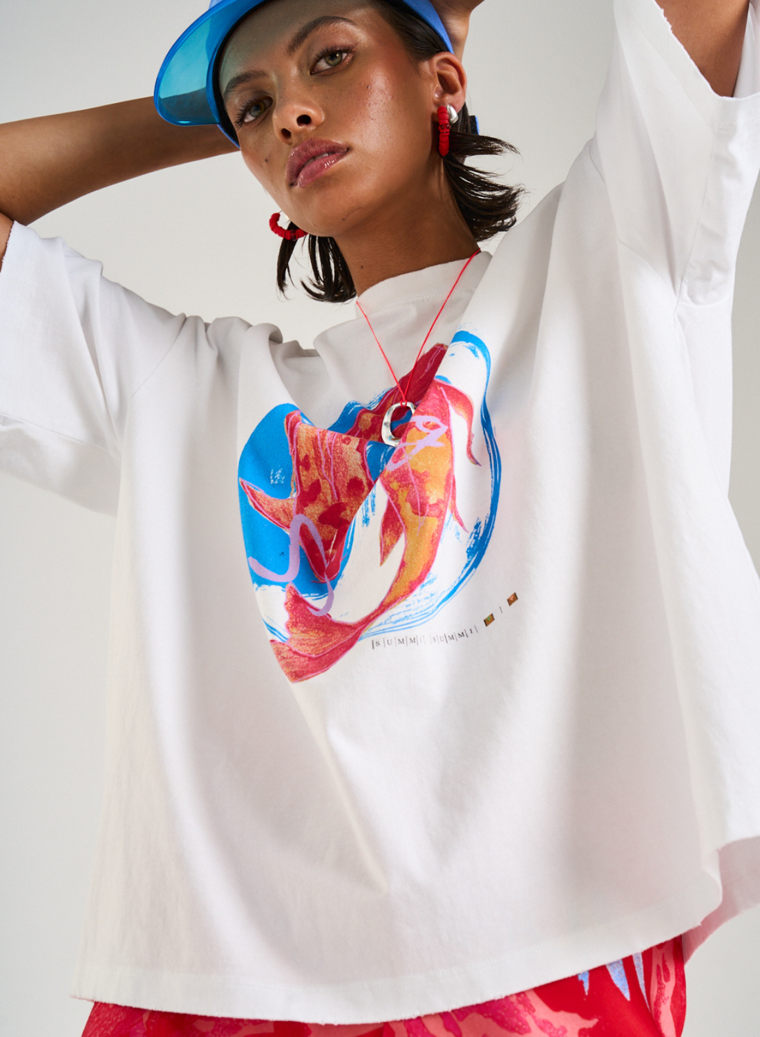 Summi Summi Band Tee in Koi
