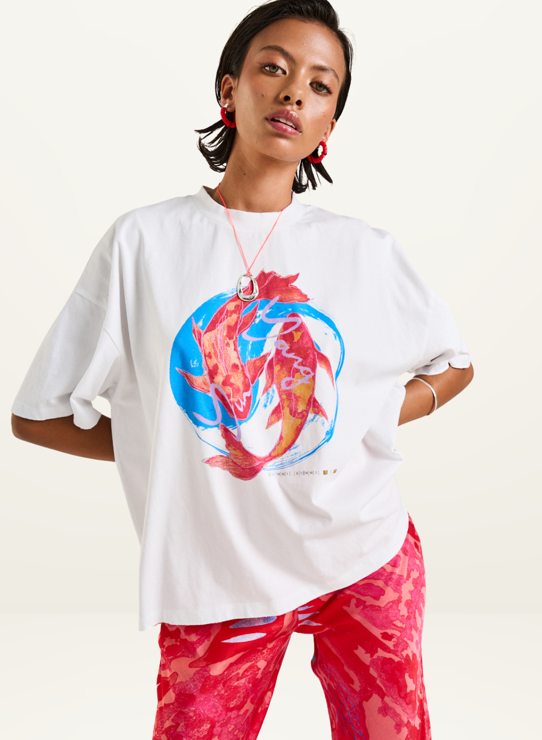 Summi Summi Band Tee in Koi