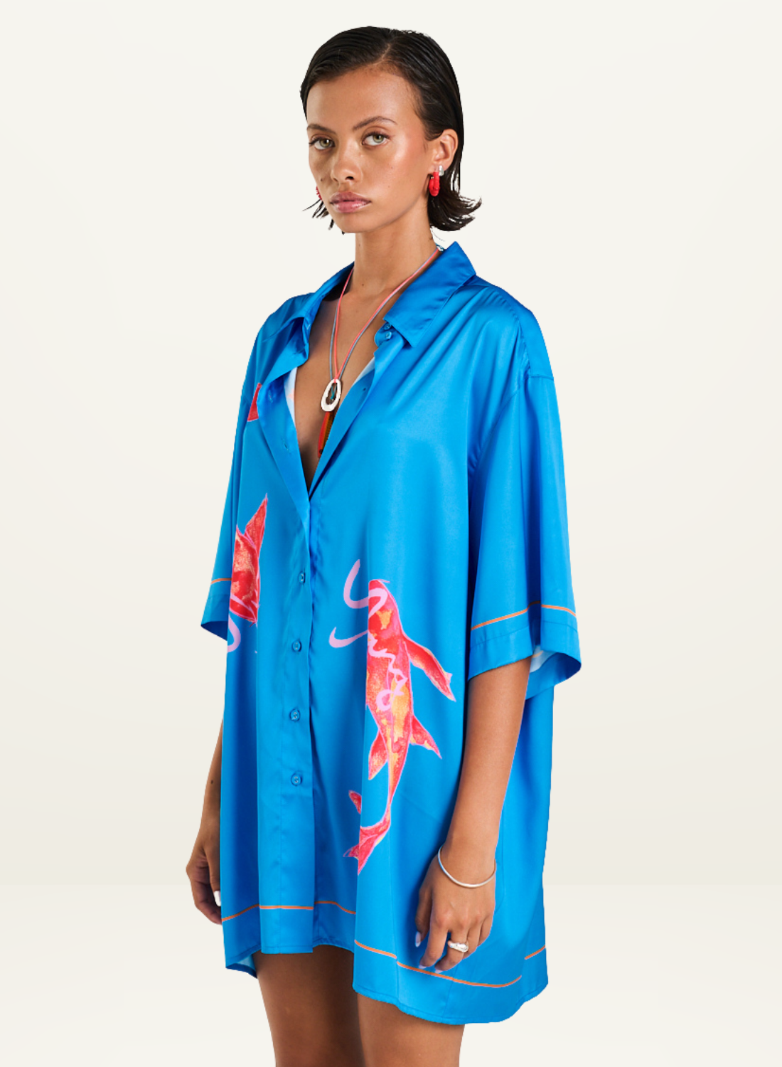 Summi Summi Big Shirt in Koi