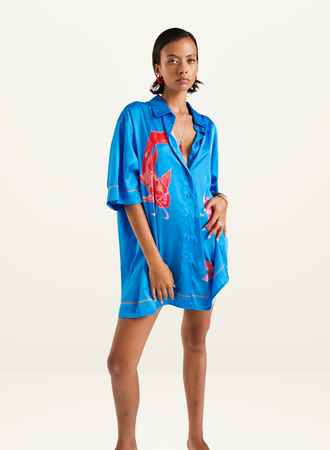 Summi Summi Big Shirt in Koi