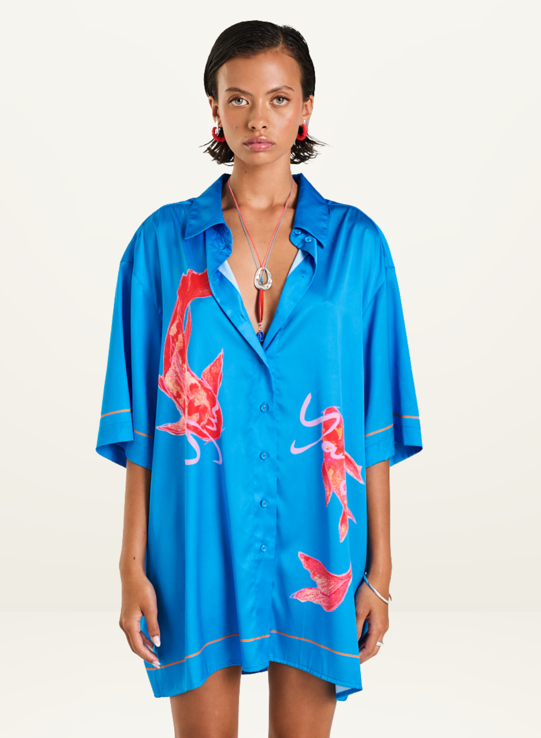 Summi Summi Big Shirt in Koi