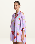 Summi Summi Big Shirt in Lilac Troppo