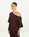 Summi Summi Chocolate Knit Tee
