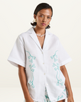 Summi Summi Collared SS Shirt in I Heart U // LAST ONES M L