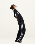 Summi Summi Knit Pants in BLACK & CREAM