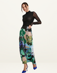 Summi Summi LS Ruched High Neck Top in  MIDNIGHT // LAST ONE - SIZE XS