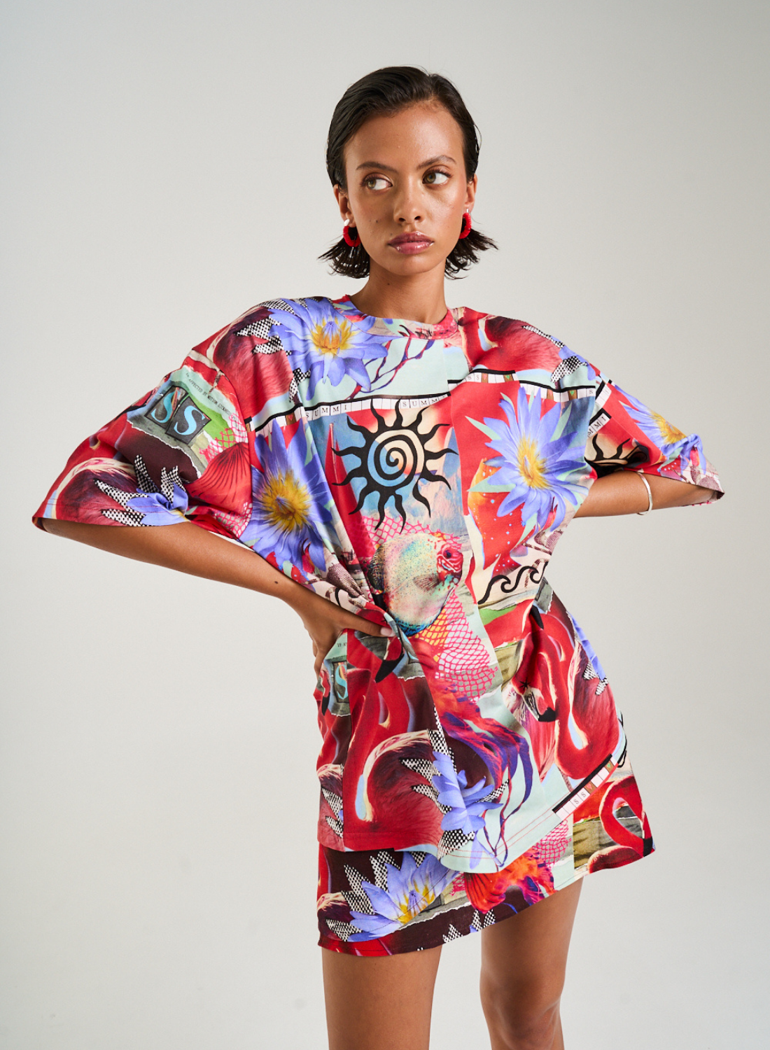Summi Summi Oversized Tee in Dazed