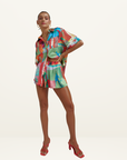 Summi Summi Relaxed Short in Royal Montage