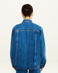 Summi Summi Shacket in Bleu Denim