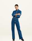 Summi Summi Shacket in Bleu Denim