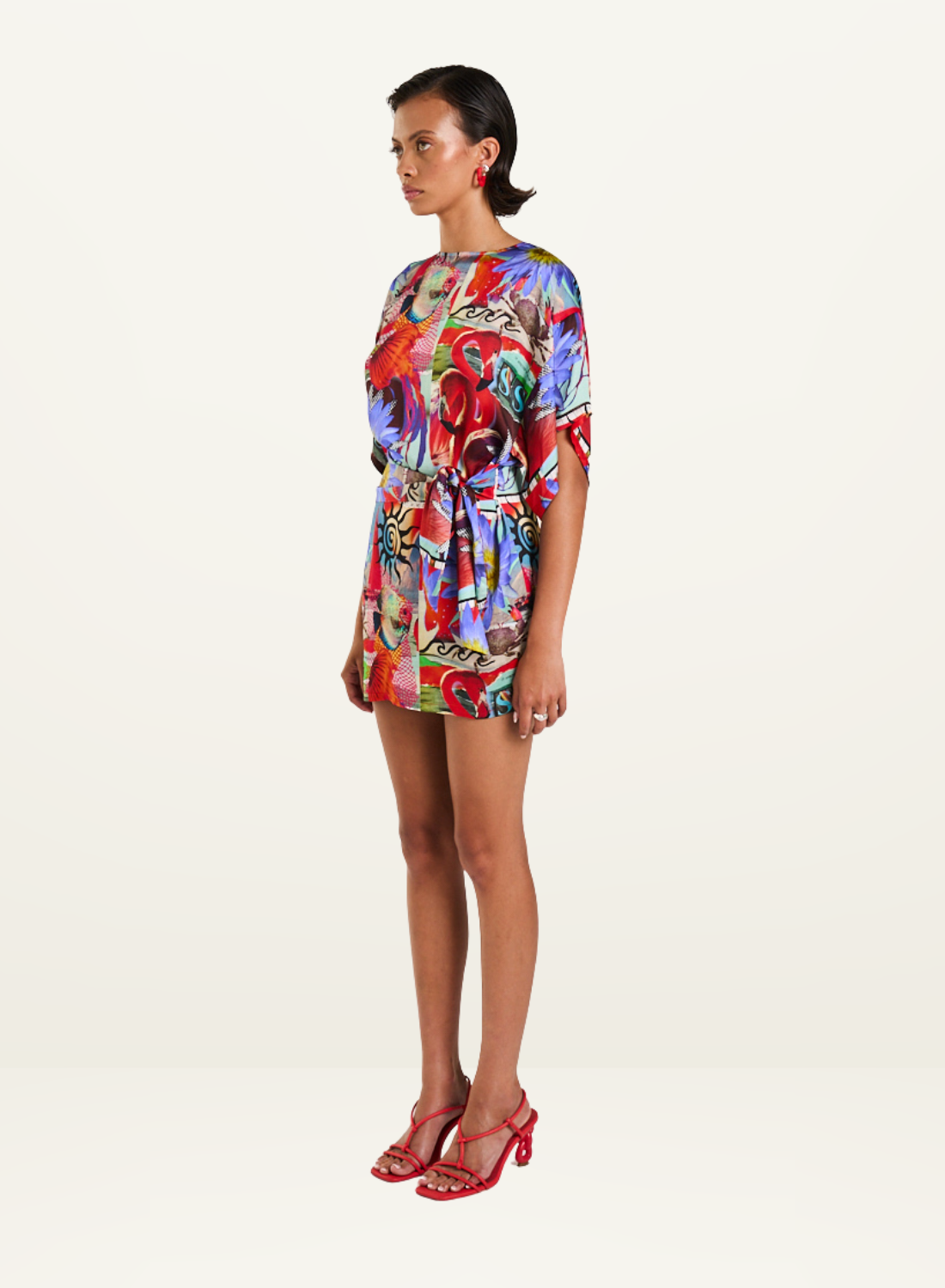 Summi Summi Tie Front Dress in Dazed