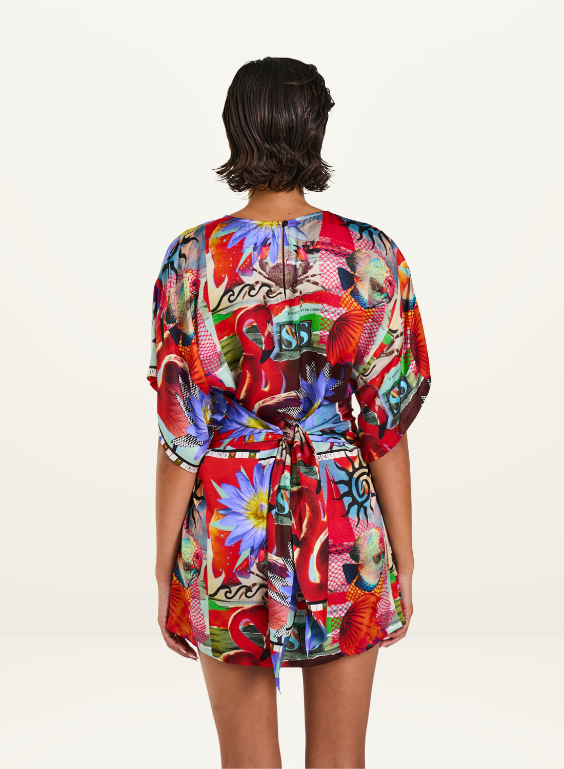 Summi Summi Tie Front Dress in Dazed