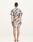 Summi Summi Tie Front Dress in Zanzibar