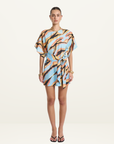 Summi Summi Tie Front Dress in Zanzibar