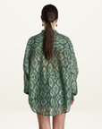 Summi Summi Viper Sheer Shirt in Viper