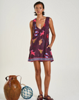 Summi Summi Zodiac V Neck Shift Dress in ZODIAC PRINT
