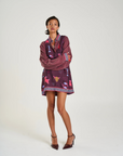 Summi Summi Zodiac V Neck Shift Dress in ZODIAC PRINT