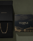 Temple Of The Sun Alba Station Chain Bracelet in GOLD