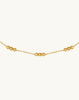 Temple Of The Sun Alba Station Chain Necklace in GOLD