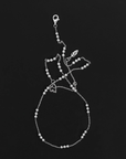 Temple Of The Sun Alba Station Chain Necklace in SILVER